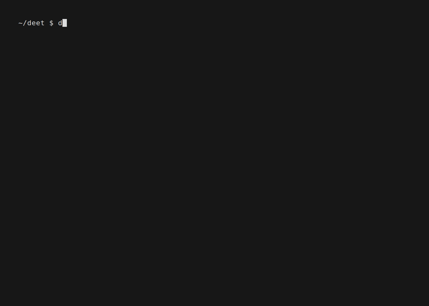 Type: GIF of CLI Wizard